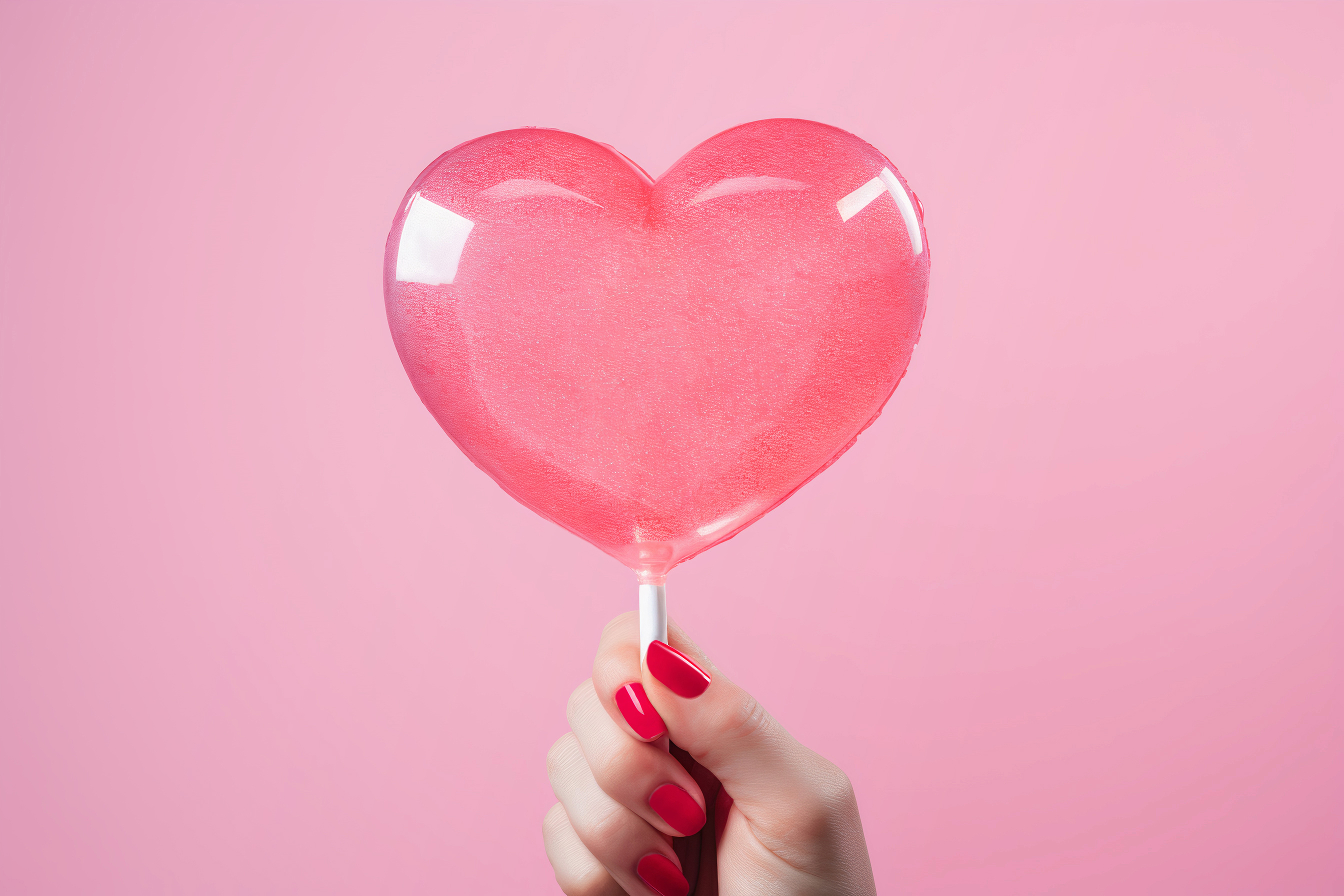 ハート型キャンディ